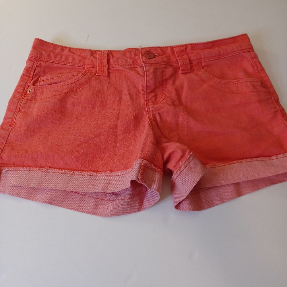 Celebrity Pink shorts size 7 original denim cuffed and stretchy